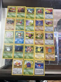 Jungle Set - 24 Card Lot 24/32 Common & Uncommon Pokemon Card Set - WOTC - Image 1