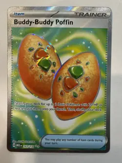 Buddy-Buddy Puffin 167/132 - Mega Evolution - FULL ART HOLO - ULTRA RARE - NM - Image 1