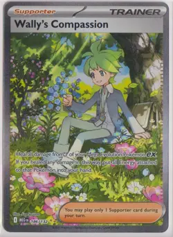 Pokemon - Wally's Compassion 186/132 Me01: Mega Evolution Holo - Image 1