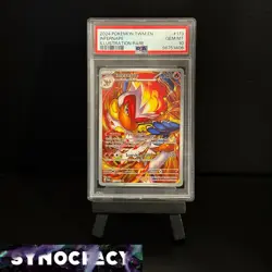 Infernape 173 PSA 10 Pokemon SV06 Twilight Masquerade Illustration Rare - Image 1