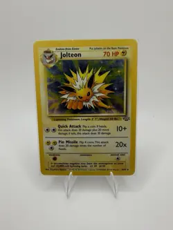 Pokemon Jolteon Jungle Holo Rare 70 HP Unlimited 4/64 Wizards of the Coast - Image 1