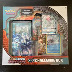 Pokemon TCG Sun & Moon Burning Shadows Ninetales GX Challenge Box Factory Sealed - Image 1