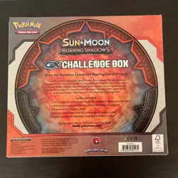 Pokemon TCG Sun & Moon Burning Shadows Ninetales GX Challenge Box Factory Sealed - Image 2