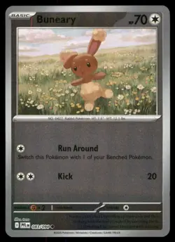 Reverse Holo Me02: Phantasmal Flames Pokemon TCG Buneary - Image 1