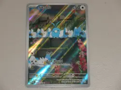 2023 Pokemon Scarlet & Violet Paradox Rift RARE Illustration #213 Swablu HOLO IR - Image 1