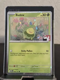 Budew (Cosmos Holo) Pokemon Prize Pack Series 8 PRE 004/131 NM - Image 1
