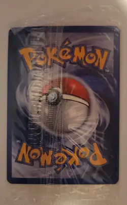 2001 Pokemon SEALED Entei 34 Black Star Movie Promo Reverse Holo Neo - Image 2