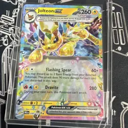 Jolteon ex 030/131 Pokemon Prismatic Evolutions Stamp Surprise Box Promo Sealed - Image 1
