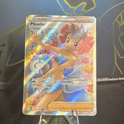 Pokemon Phoebe 161/163 Battle Styles Ultra Rare Full Art Holo Trainer - Image 1