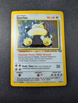 Snorlax Holo Rare Jungle HP+ 11/64 Pokemon - Image 1