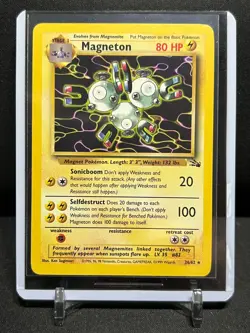 Magenton 26/62 Rare Pokemon 1999 Fossil - LP - Image 1