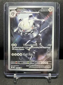 Steelix 150/132 IR Illustration Rare Holo Pokemon 2025 Mega Evolution NM - Image 1