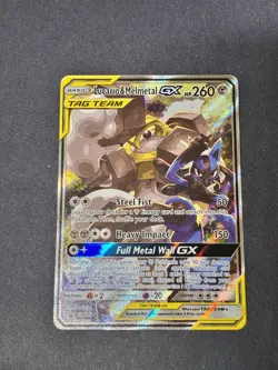 Pokemon Lucario & Melmetal GX TAG TEAM Promo Holo 260 HP SM192 Sun & Moon - Image 1