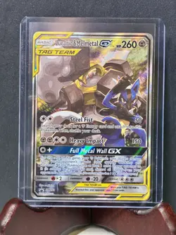 Pokemon Lucario & Melmetal GX TAG TEAM Promo Holo 260 HP SM192 Sun & Moon - Image 3