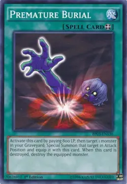 Premature Burial - BP03-EN136 - Common - 1st Edition - Lightly Played - Image 1