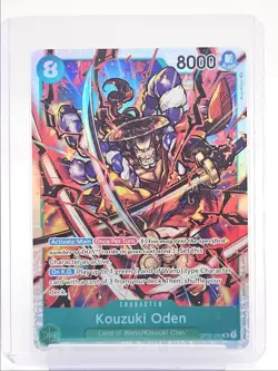 KOUZUKI ODEN 2023 ONE PIECE PARAMOUNT WAR SUPER RARE C #OP02-030 Q5600 - Image 1