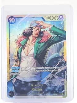 KUZAN 2023 ONE PIECE PARAMOUNT WAR SECRET RARE #OP02-121 Q5600 - Image 1