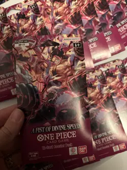 One Piece Set Op11 Sleeved Booster Pack Lot Of 15 . - Image 2