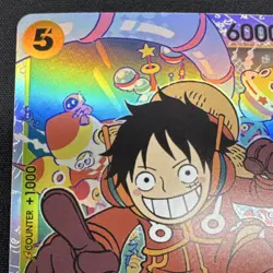 One Piece Monkey.D.Luffy OP07-109 The Four Emperors Super Rare Holo - Image 2