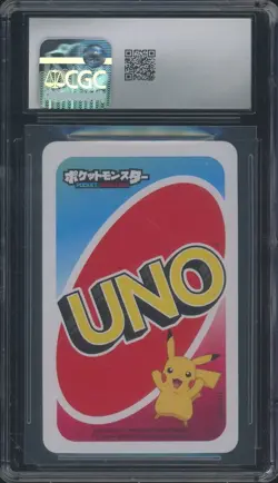 2021 Pokemon Playing Cards Pocket UNO - +4 Eeveelutions CGC 10 GEM MINT - Image 2