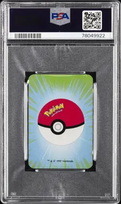 1999 BICYCLE POKEMON MINI PLAYING CARDS GREEN DECK 4 OF HEARTS CHANSEY PSA 10 - Image 2