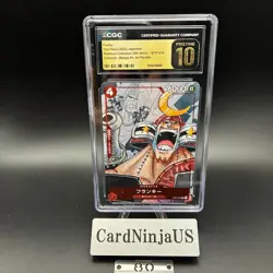 CGC PRISTINE 10 Franky ST01-010 C 25th Edition Parallel ONE PIECE Card Game 80 - Image 1