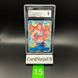 CGC 9 MINT Nami P P-112 Promo Pirates Party One Piece Card Game Japanese 15 - Image 1
