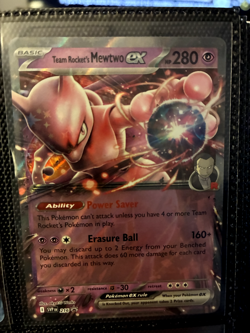 Team Rocket's Mewtwo ex 216 Sv: Scarlet & Violet Promo Cards Holo - Image 1