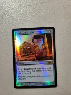Sands of Delirium FOIL Magic 2013 / M13 Artifact Rare CARD LP Free Shipping - Image 1
