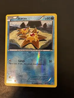 Staryu 32/160 Pokemon Card - Reverse Holo - XY Primal Clash - Common Near Mint - Image 1