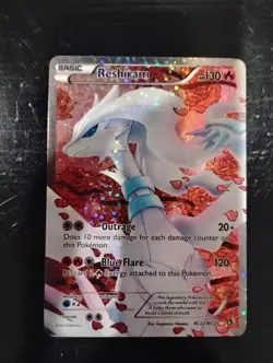 Reshiram RC22/RC25 Legendary Treasures Ultra Rare Full Art Holo Pokemon Card - Image 1