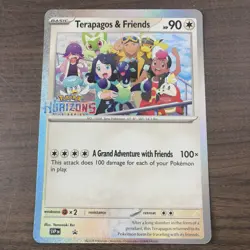 Pokemon Horizon Terapagos and Friends Oversized Jumbo Promo Card Stamp English - Image 1