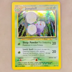 Jumpluff 7/111 Neo Genesis Holo Pokemon Card WOTC NM NEAR MINT - Image 1