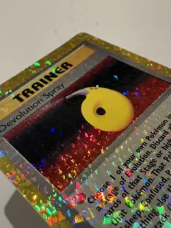 Devolution Spray 72/102 Base Set Vending Sticker Holo Prism Pokemon Card - Image 3