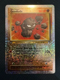 Geodude Legendary Collection Reverse Holo Card 77/110 NM+ - Image 1