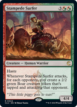 Stampede Surfer [Ravnica: Clue Edition] Magic MTG - Image 1