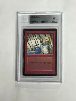 Magic The Gathering 1993 Beta Stone Rain BGS 9 Mint - Image 1