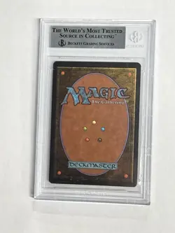 Magic The Gathering 1993 Beta Stone Rain BGS 9 Mint - Image 2