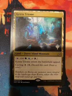MTG Ikoria Lair of Behemoths Ketria Triome Promo - Image 1