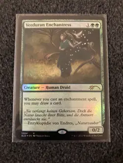 Magic The Gathering MTG - Verduran Enchantress Foil - Secret Lair SLD - Image 1