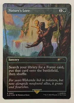 Nature's Lore Rainbow Foil - Secret Lair MTG Magic the Gathering - Image 1