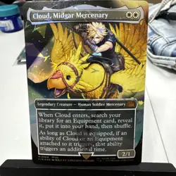Cloud, Midgar Mercenary (Borderless) (Chocobo Track Foil) Final Fantasy Foil - Image 1