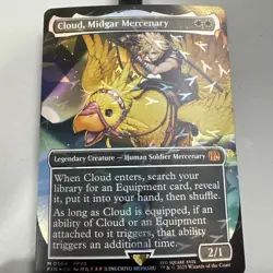 Cloud, Midgar Mercenary (Borderless) (Chocobo Track Foil) Final Fantasy Foil - Image 3