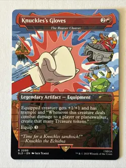 1 x Knuckles's Gloves - The Reaver Cleaver - Secret Lair - Nm - MTG - Image 1
