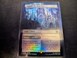 MTG Magic the Gathering FOIL Ishgard, the Holy See Borderless FIN! - Image 1