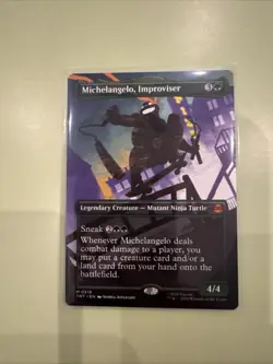 Michelangelo, Improviser (Borderless) Teenage Mutant Ninja Turtles Regular TMNT - Image 1