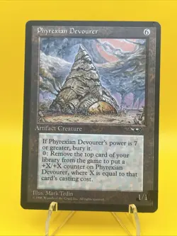 MTG 1x Phyrexian Devourer Alliances LP/DMG (See Pics) - Image 1