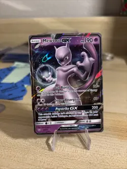 Pokemon TCG Mewtwo GX 39/73 Shining Legends Holo Ultra Rare 2017 - Image 1