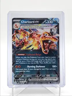 CHARIZARD EX 2024 POKEMON PALDEAN FATES DOUBLE RARE A 054/091 Q4320 - Image 1