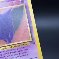 Pokemon Gengar 20/62 Fossil Regular - HP/DMG - Image 2
